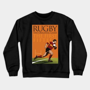 Rugby Poster Crewneck Sweatshirt